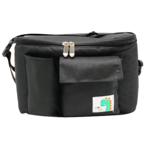 Stroller Organizer with Pockets for Baby Bottles, Phone, Wipes, and Diapers