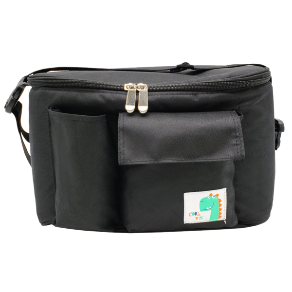 Stroller Organizer with Pockets for Baby Bottles, Phone, Wipes, and Diapers